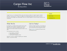 Tablet Screenshot of cargoflowinc.com